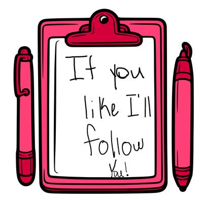 blank clip board with pen