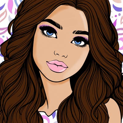 beautiful realistic girl