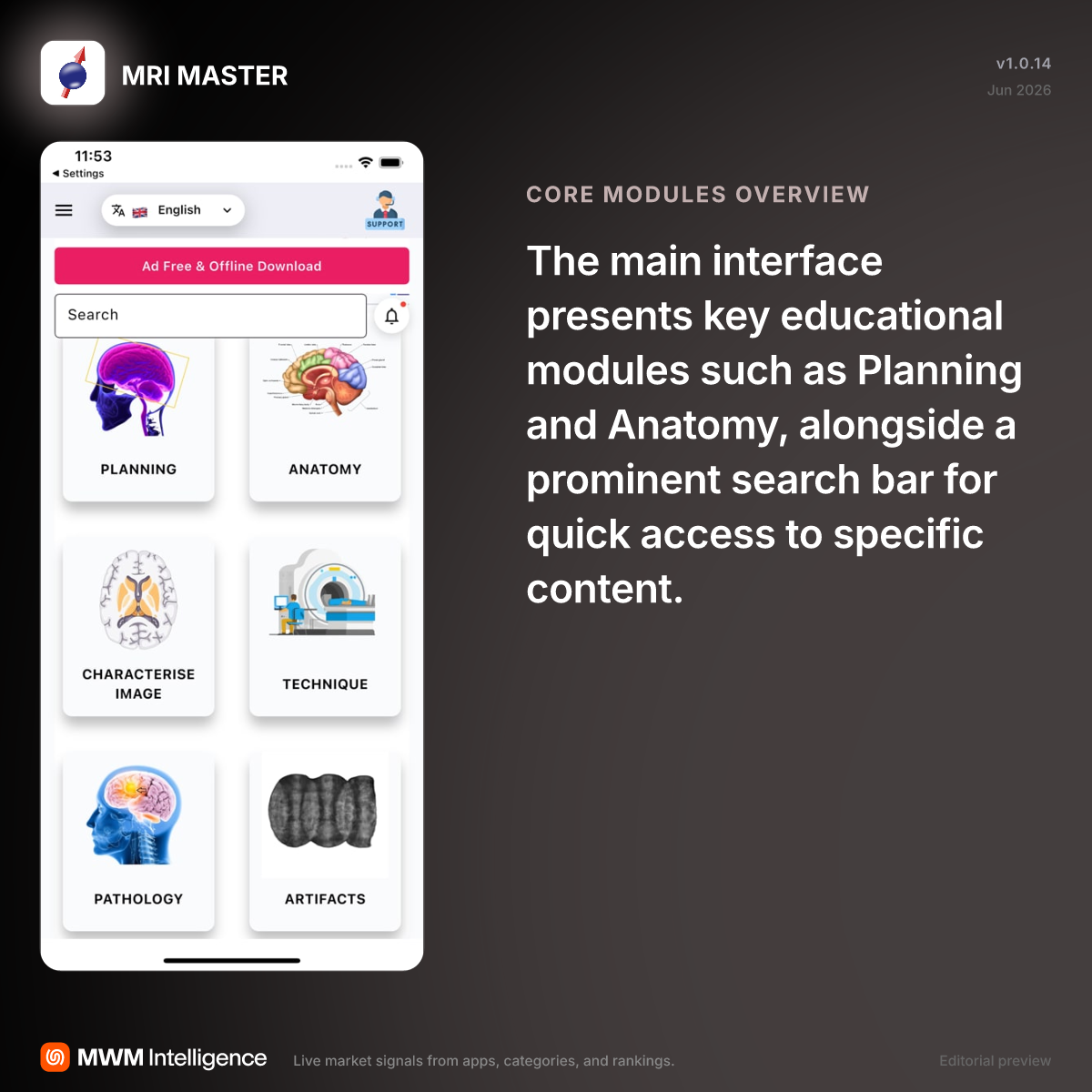 MRI MASTER - Education App | MWM