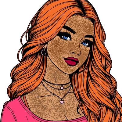 detailed realistic girl