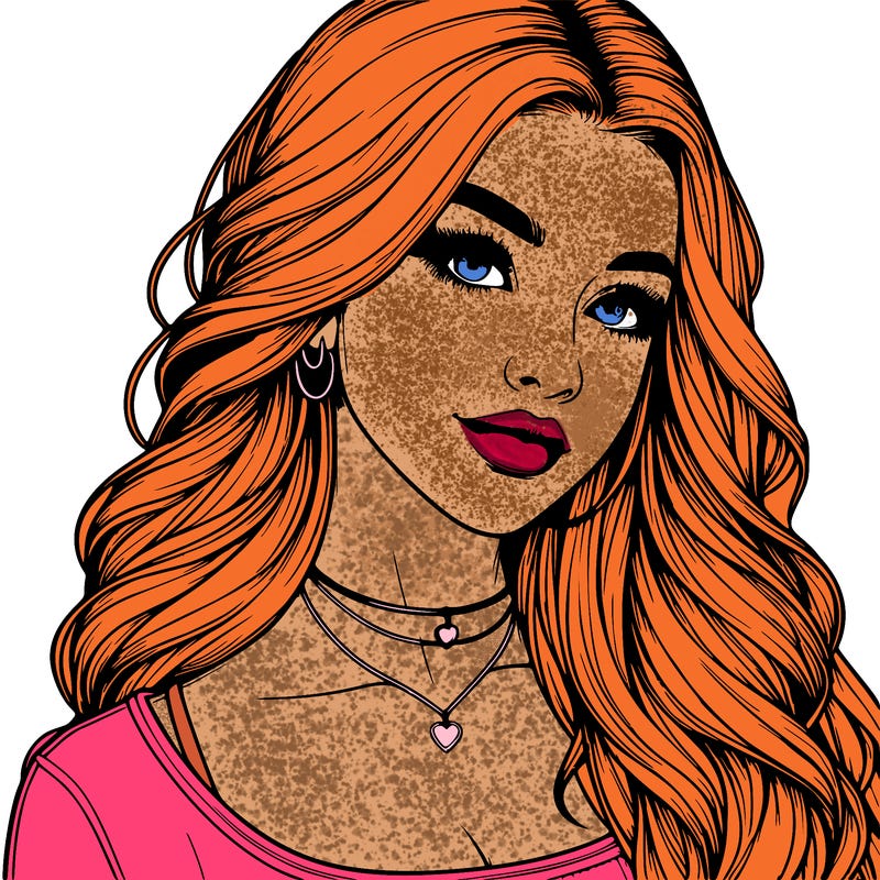 detailed realistic girl