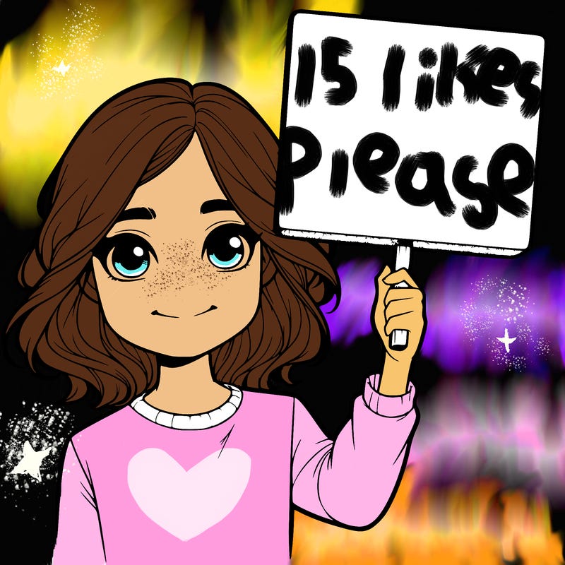 realistic girl holding up a sign