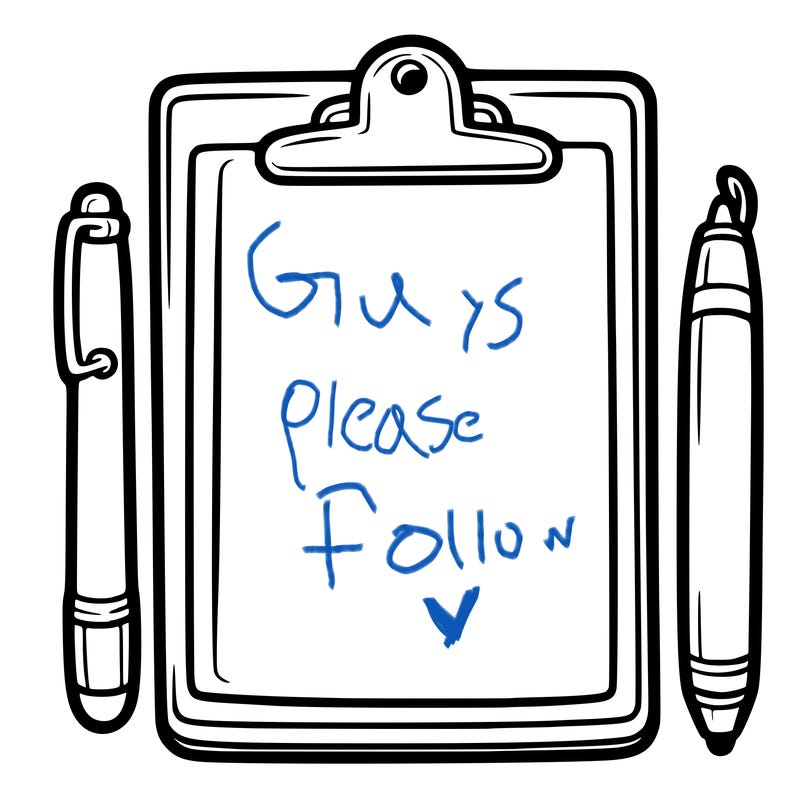 blank clip board with pen