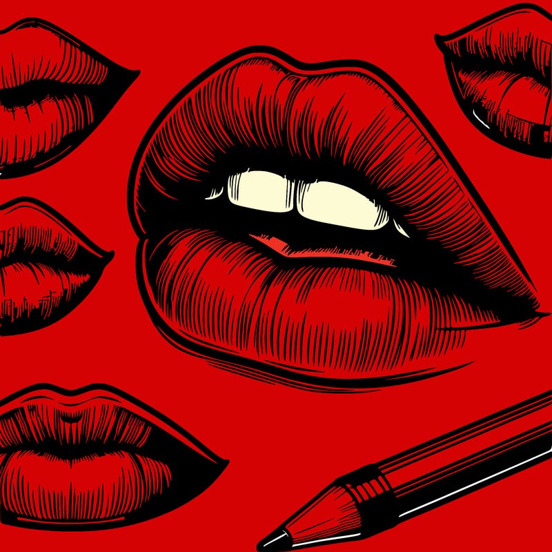 realistic  lips