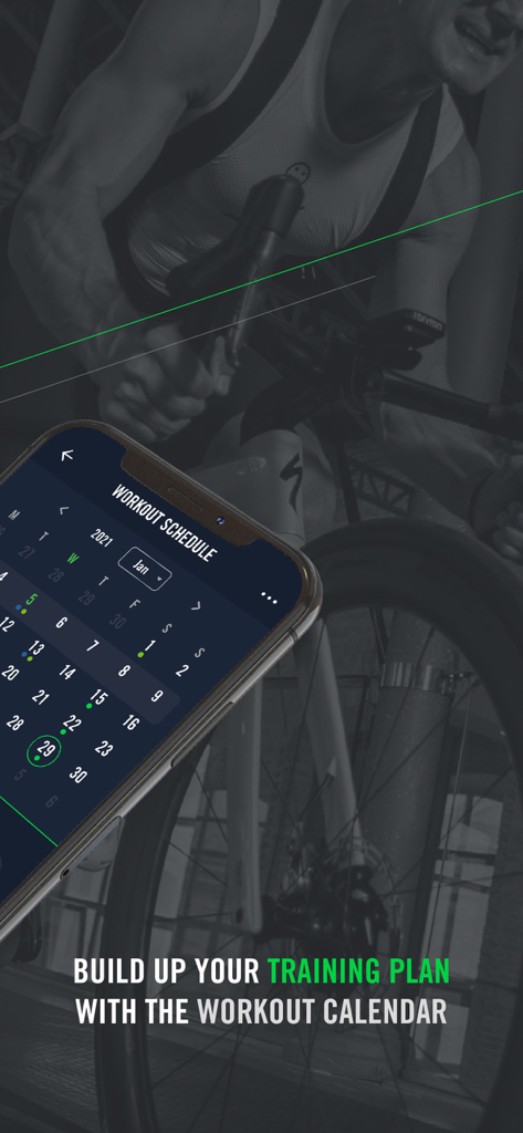 Bryton Active - Bryton Active app workout schedule and training plan calendar interface
