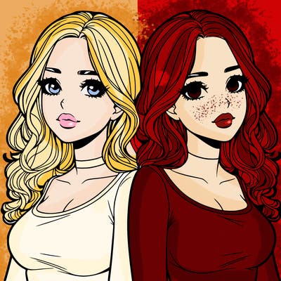 realistic twin sisters