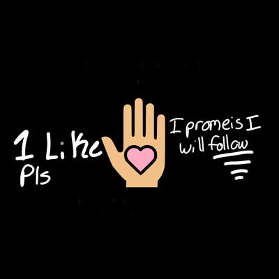 100000000000 likes please and i promise i will follow you