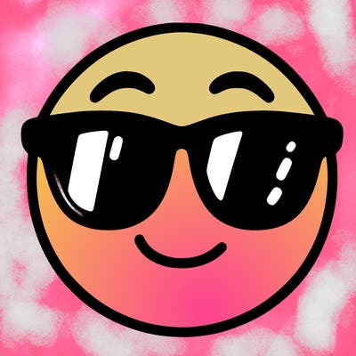 emoji with sunglasses