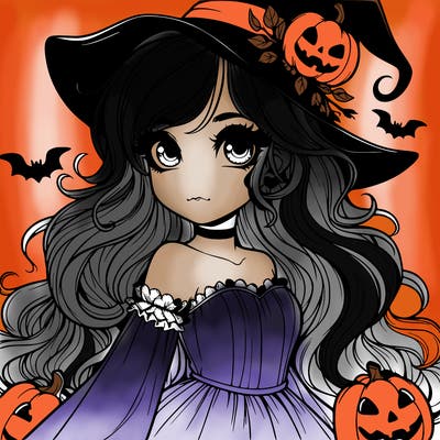 realistic girl halloween