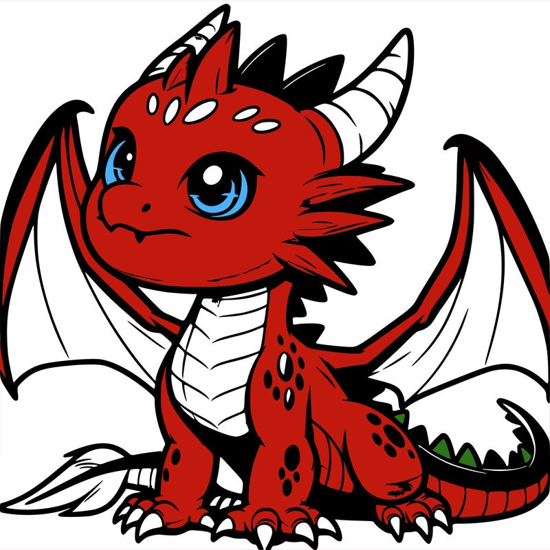 fierce baby night dragon