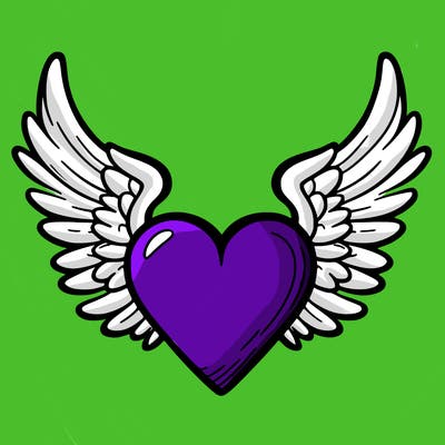 heart with wings
