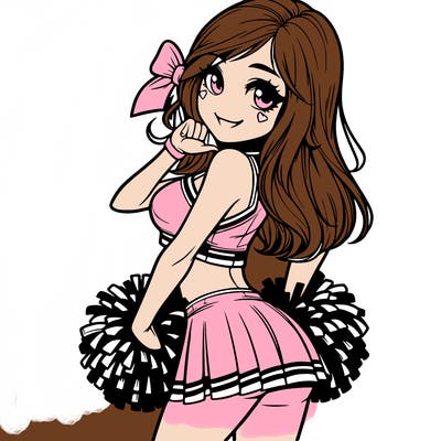 realistic cheerleader