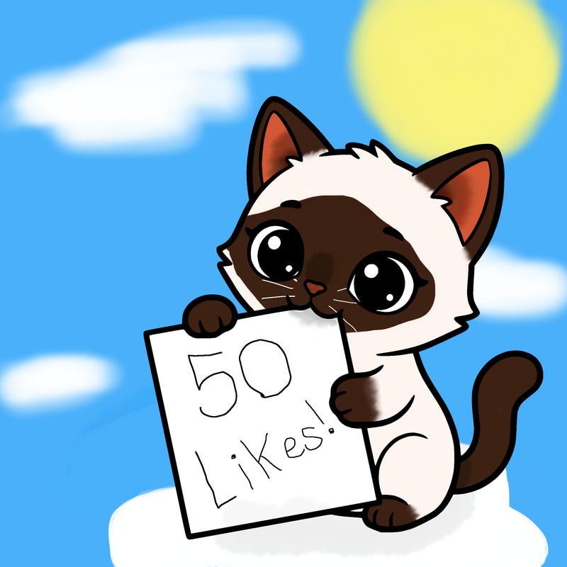 a small cat with a blank sheet of paper in its hand. the cat is sooooooo cute!