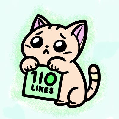 a cat begging for 10 likes