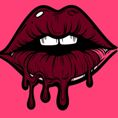 lips that look realistic and drip
