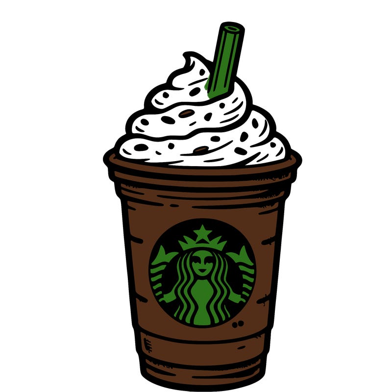 starbucks, frappuccino