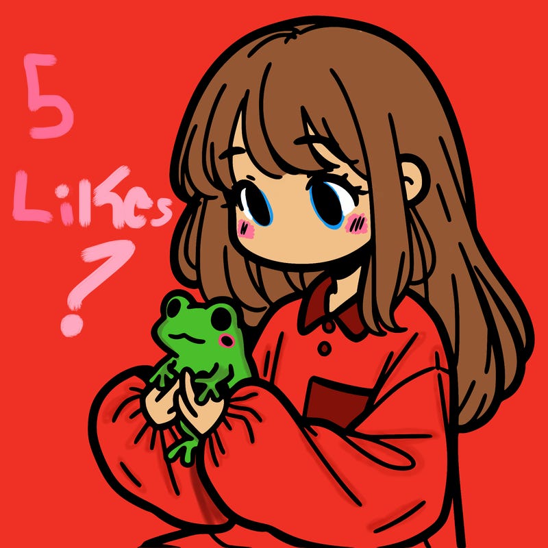 girl with long hair and a oversized shirt. and she is holding a frog