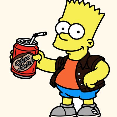 simpson with soda