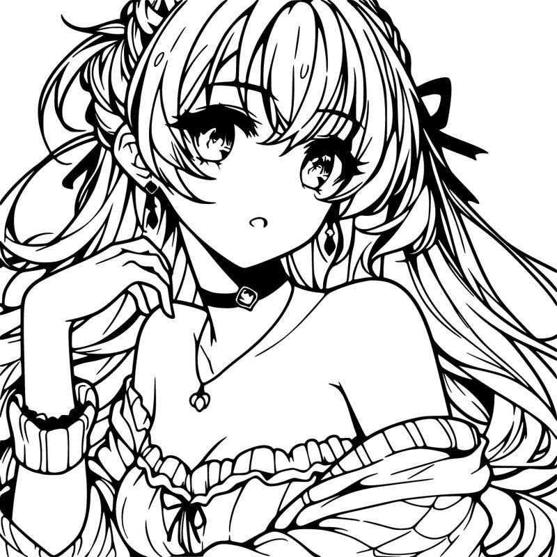 beautiful anime girl