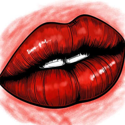 realistic lips