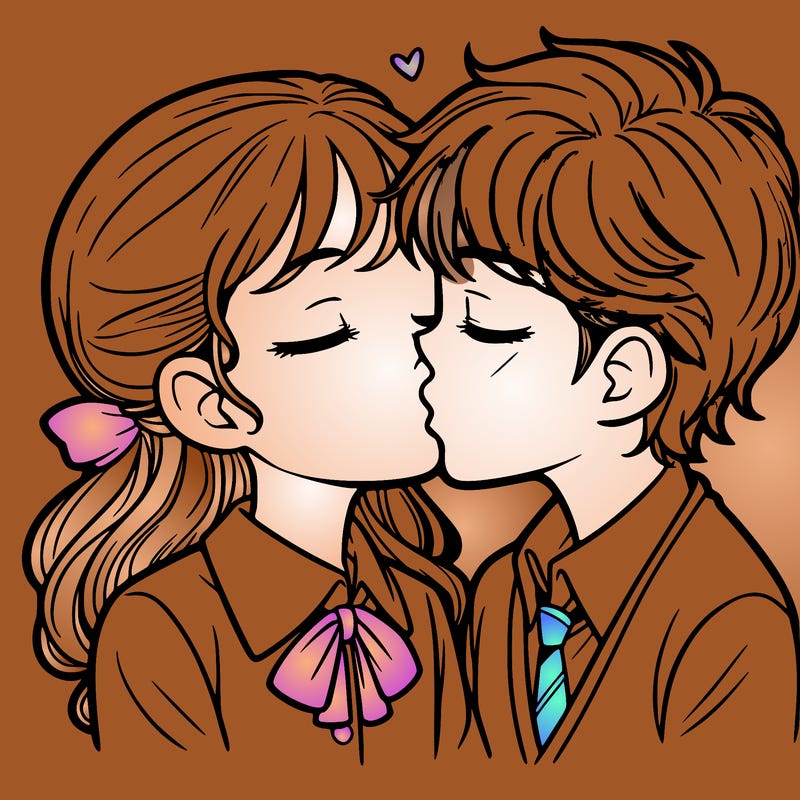 kissing