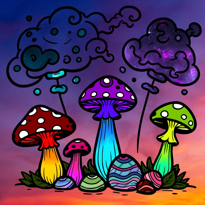 trippy mushrooms