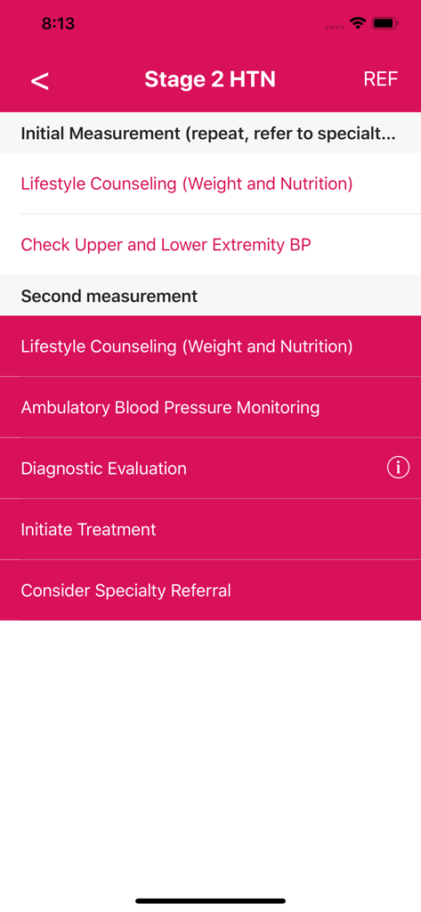 Clinical management steps for Stage 2 hypertension in children.