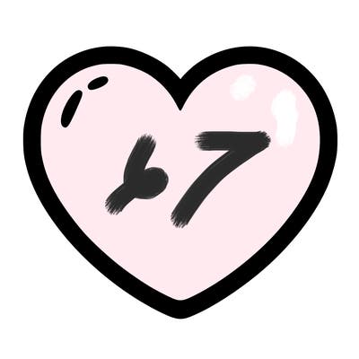 a blank heart