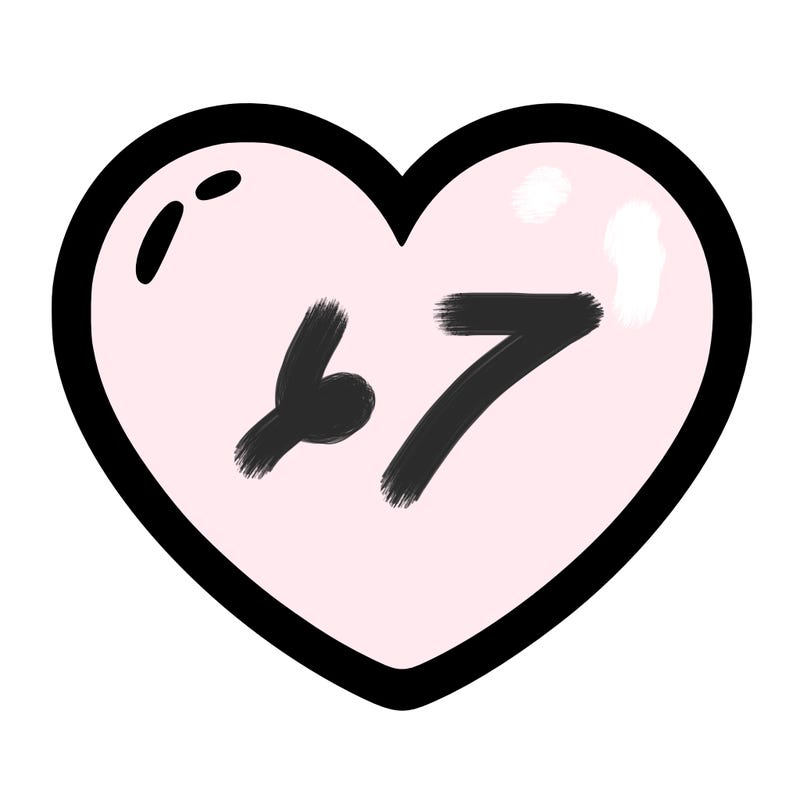 a blank heart