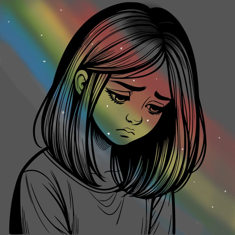 realistic sad girl