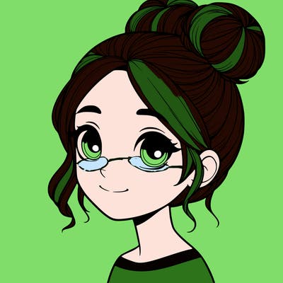 a girl with bun hairstyle realistic