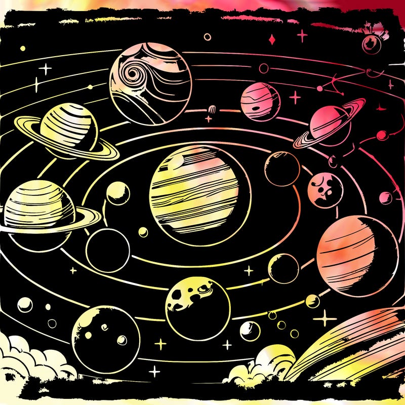 realistic planets on a solar system