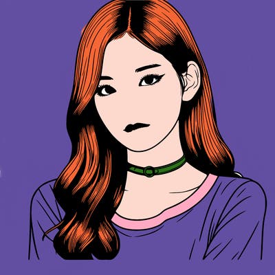 realistic k-pop girl