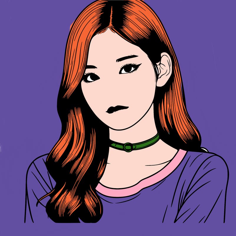 realistic k-pop girl