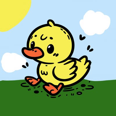 cute duck