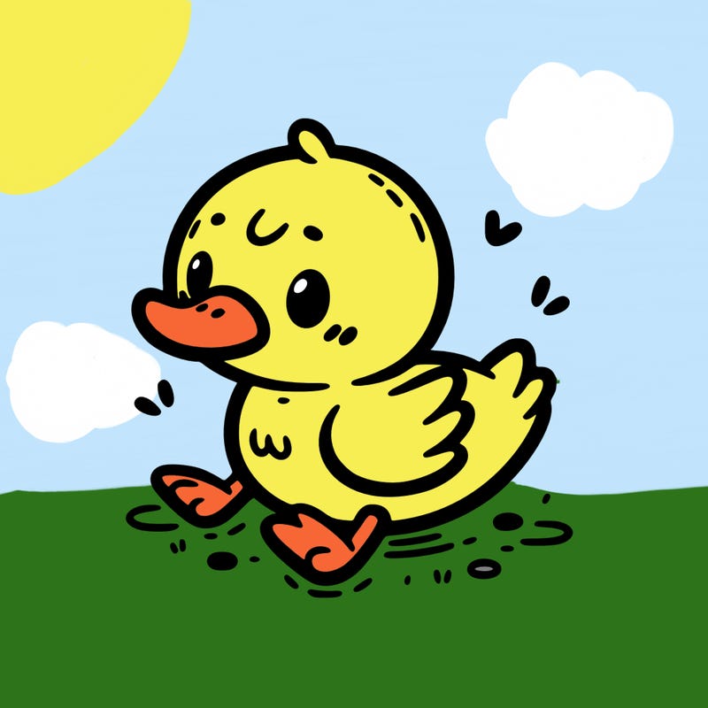 cute duck