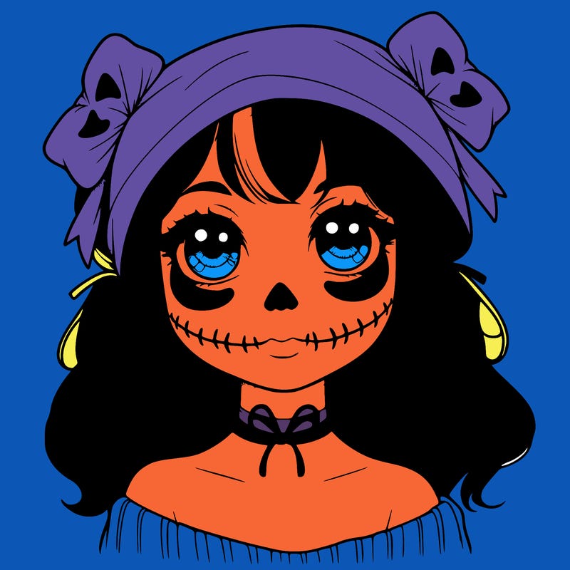 realistic girl halloween