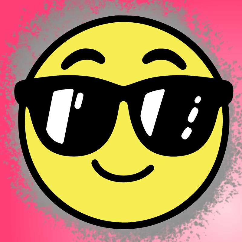 emoji with sunglasses