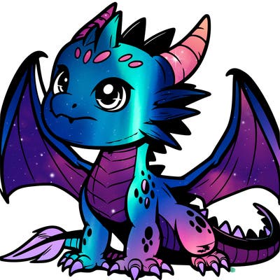 fierce baby night dragon