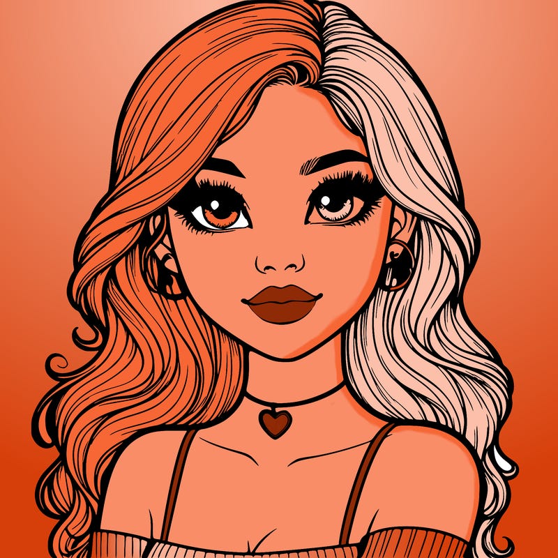 realistic pretty girl