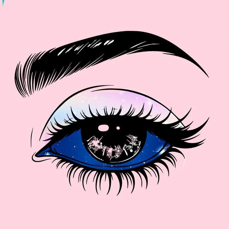 eye closed realistic