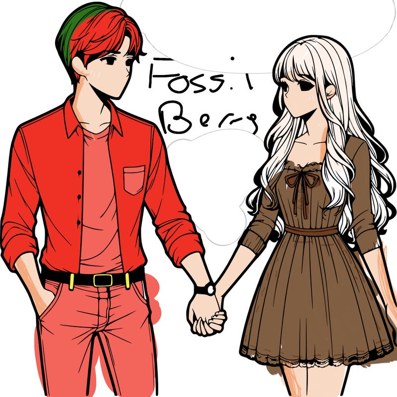 realistic couple holding hands