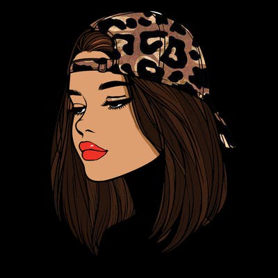 realistic  girl with a backwards hat