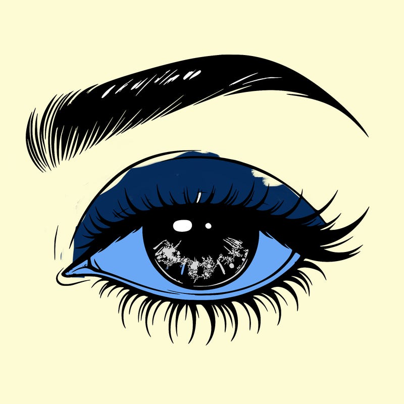 eye closed realistic