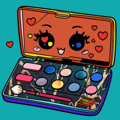 makeup pallet