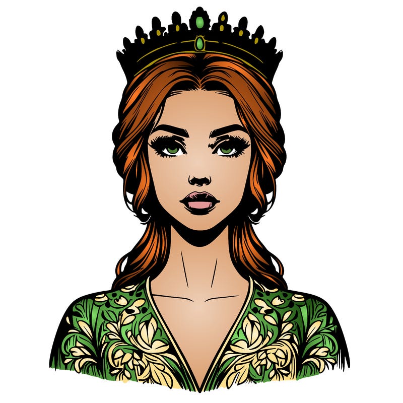 realistic beautiful queen