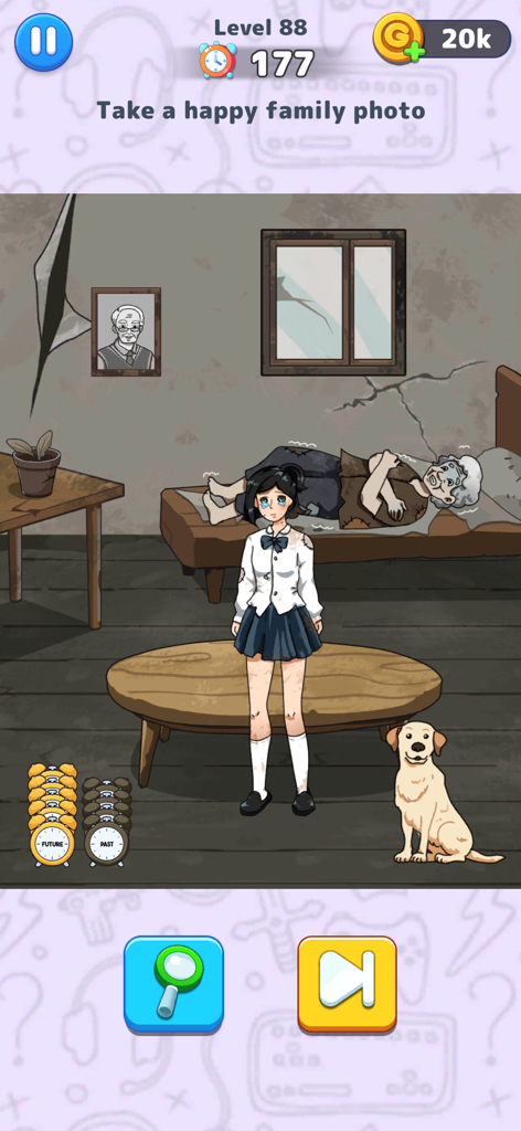 Prison Puzzle: Brain Twist - A brain teaser level in Prison Puzzle Brain Twist asking to take a happy family photo