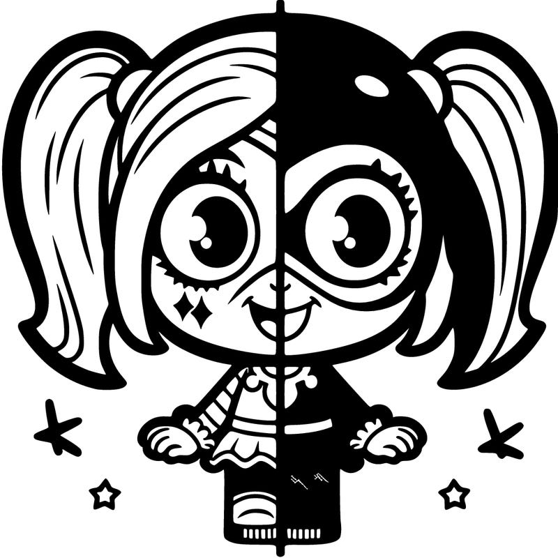 split harley quinn