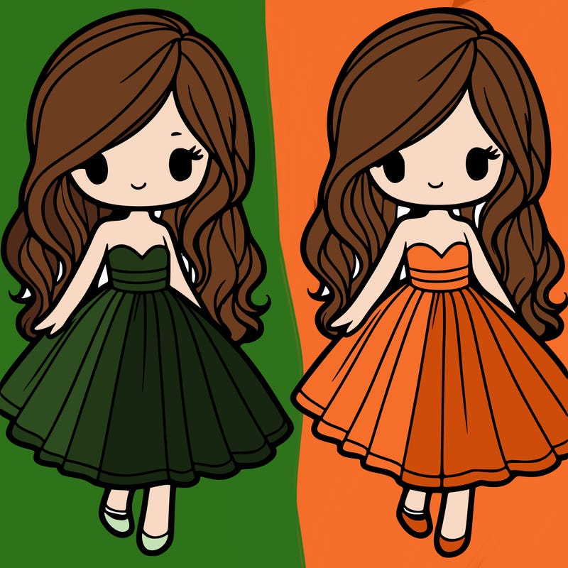 girl in a flowy dress