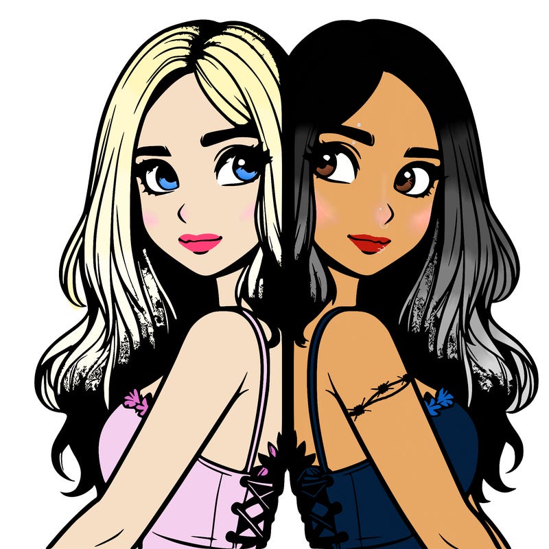 a realistic girl split